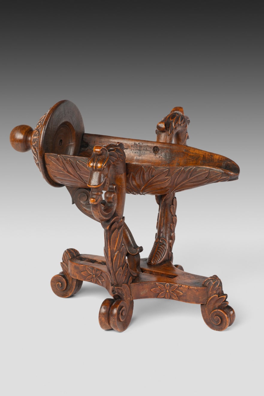 Scandinavian Birch Bottle Cradle and Pourer