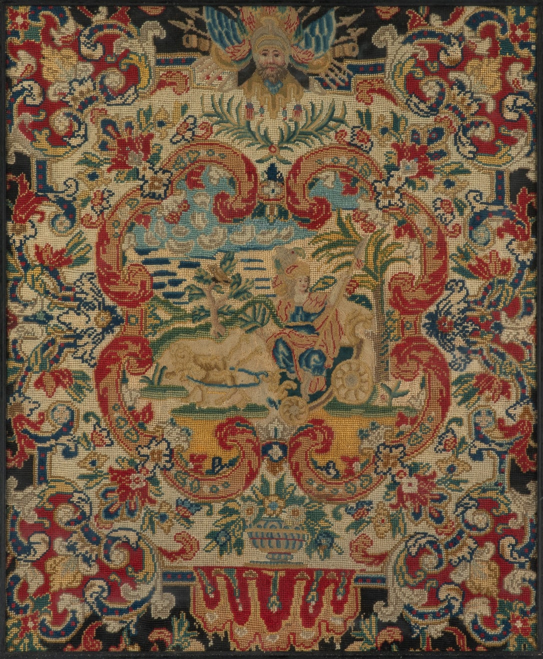 Needlework picture of Cybele