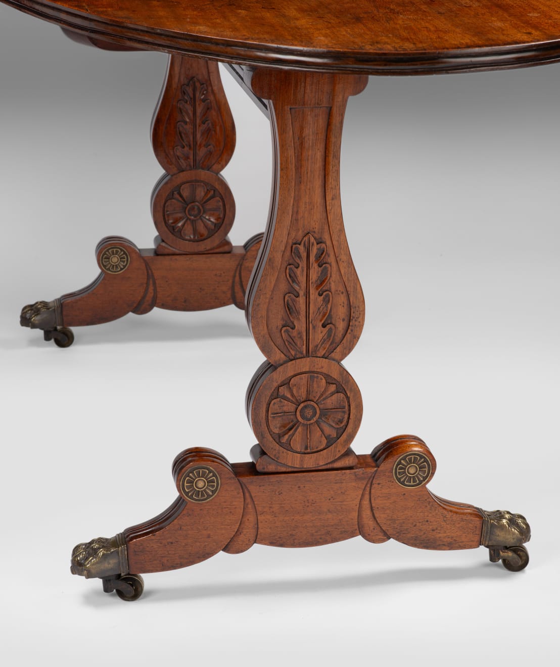 Regency Kidney-shaped Mahogany Writing Table