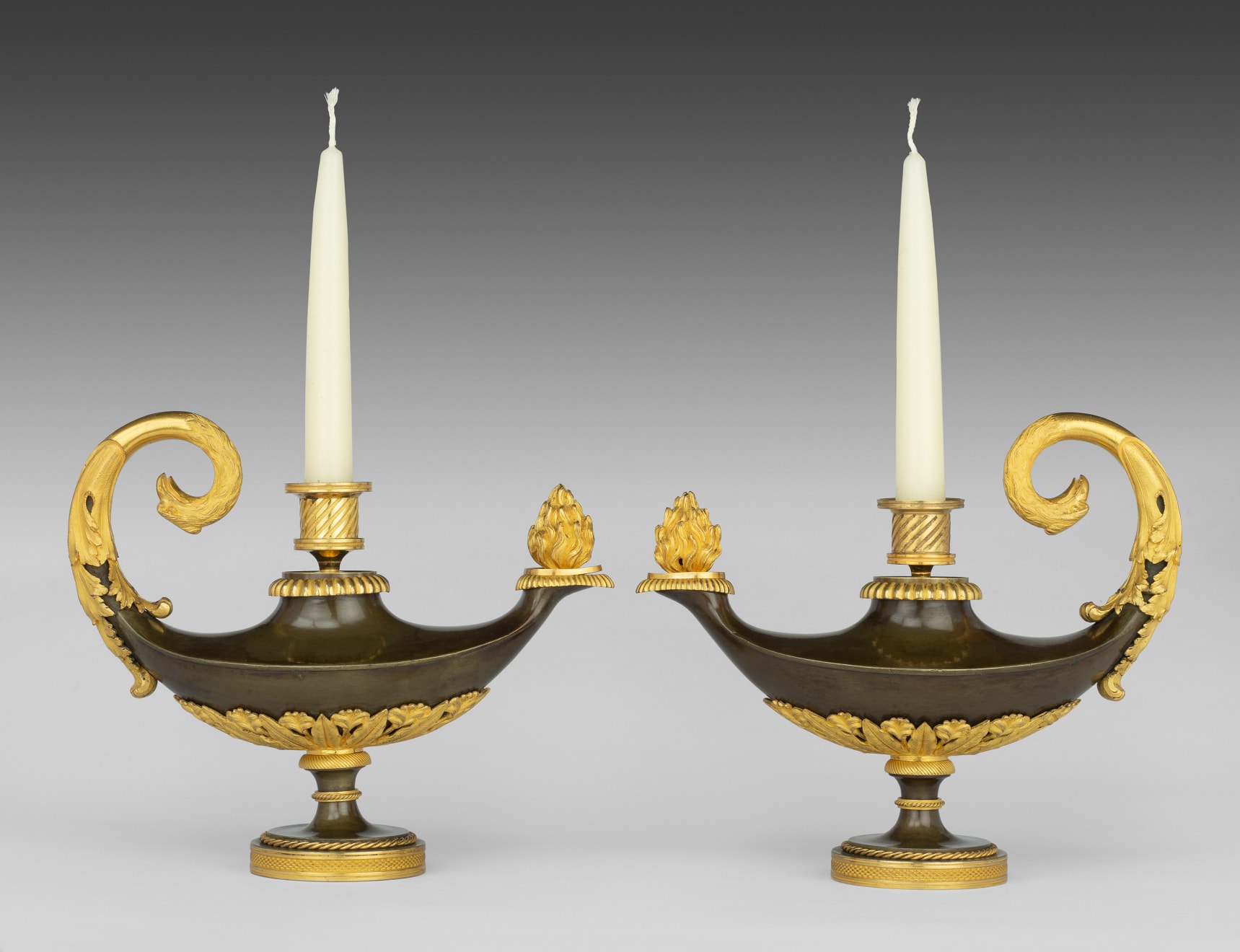 Coulborn antique Pair Regency Bronze Ormolu Cassolettes