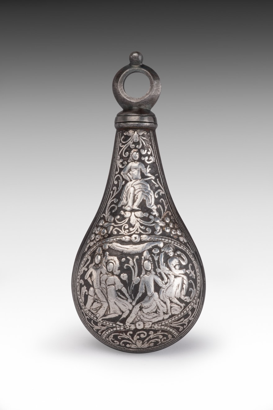 7200 Damascened Snuff Flask