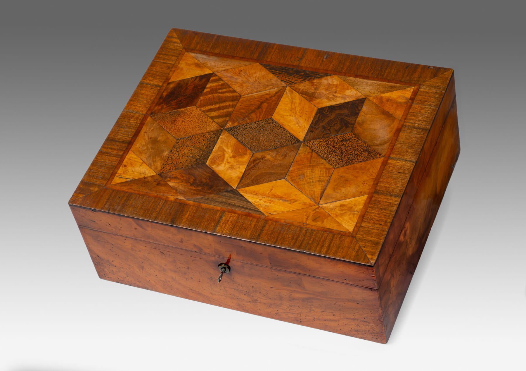 19th Century Jamaican Specimen Wood Box by Ralph Turnbull