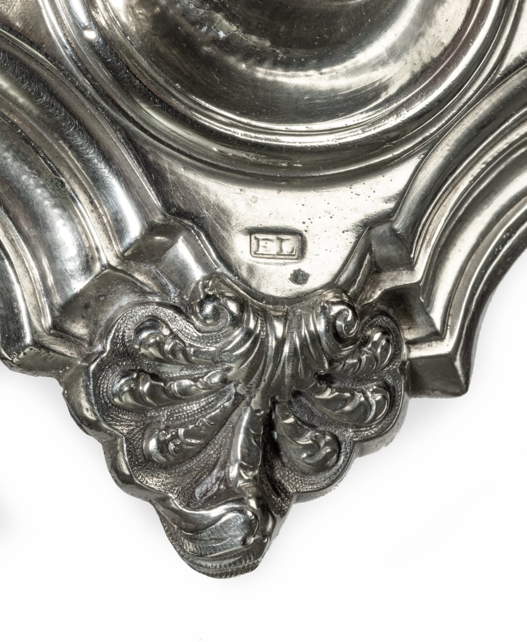 Coulborn antique Pair of 18th Century Paktong Candlesticks CHINESE EXPORT