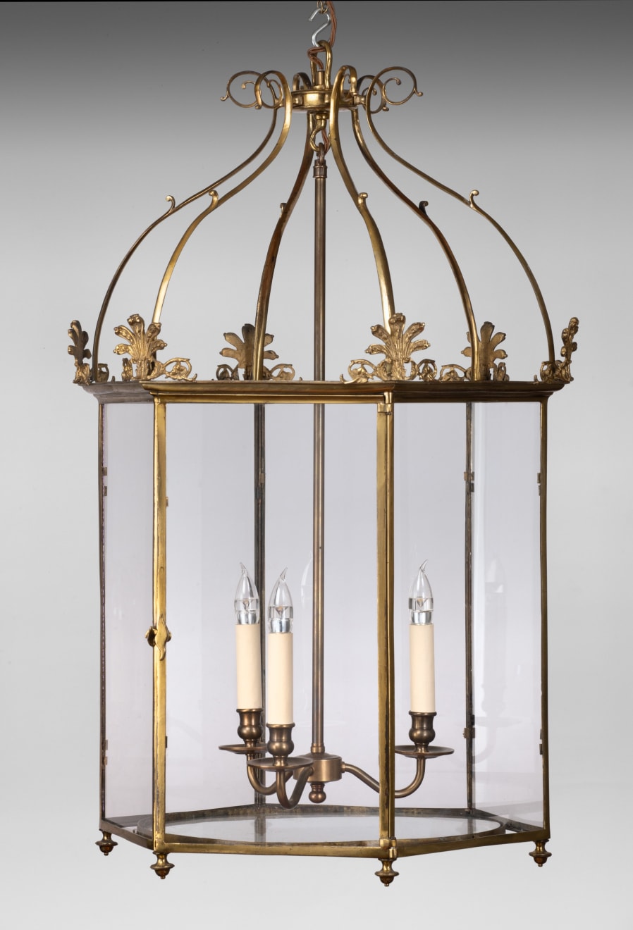 English Regency Gilt brass Lantern