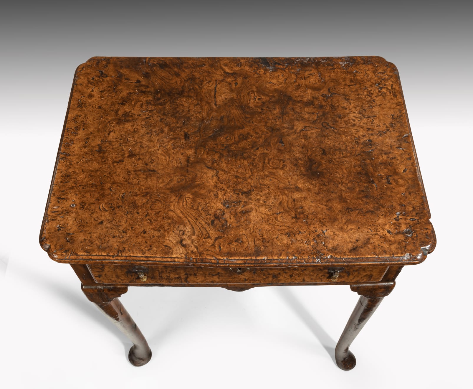 Coulborn antique George II Burr Elm Side Table