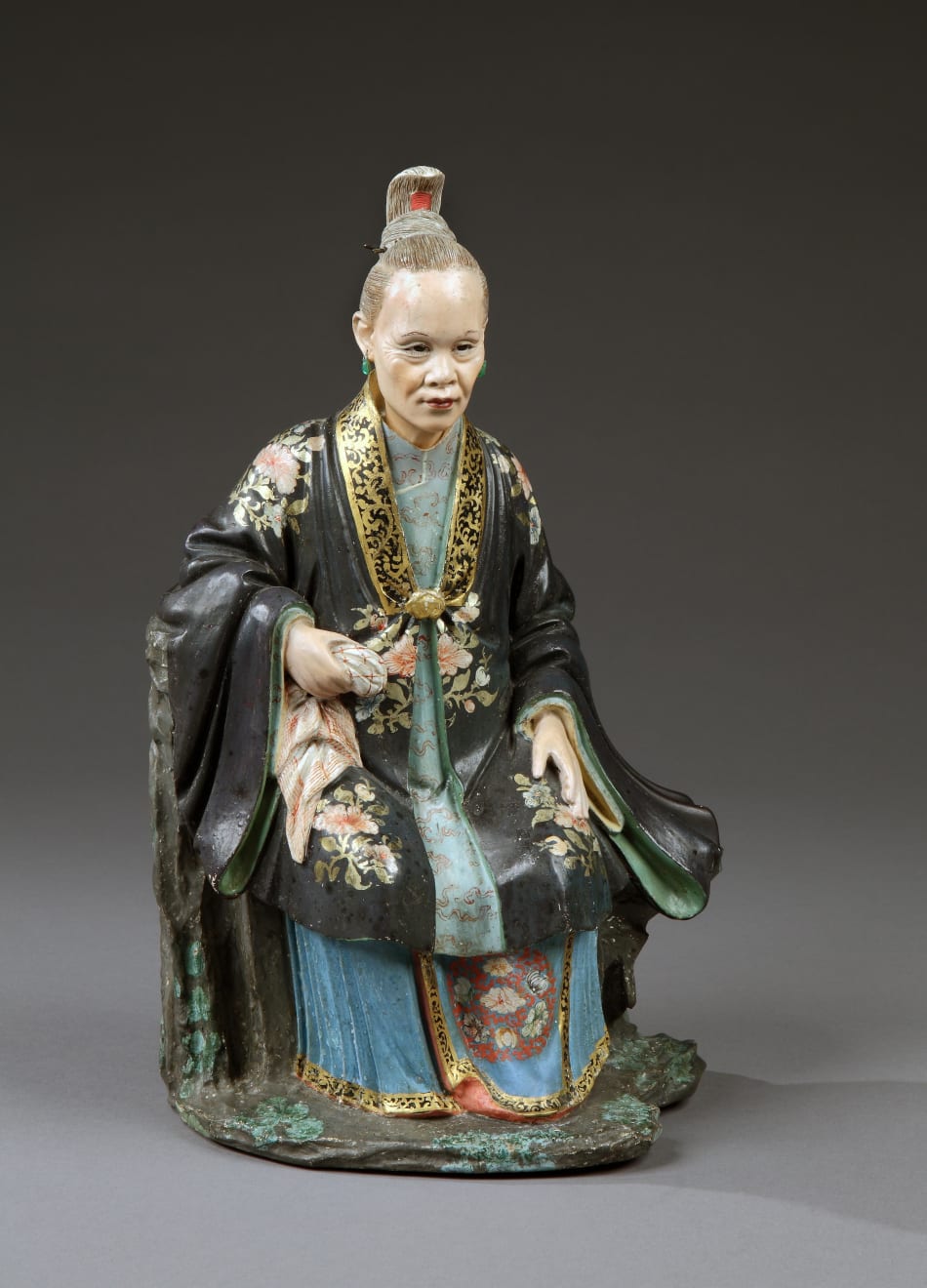 Coulborn antique Pair of Chinese Export Nodding Figures