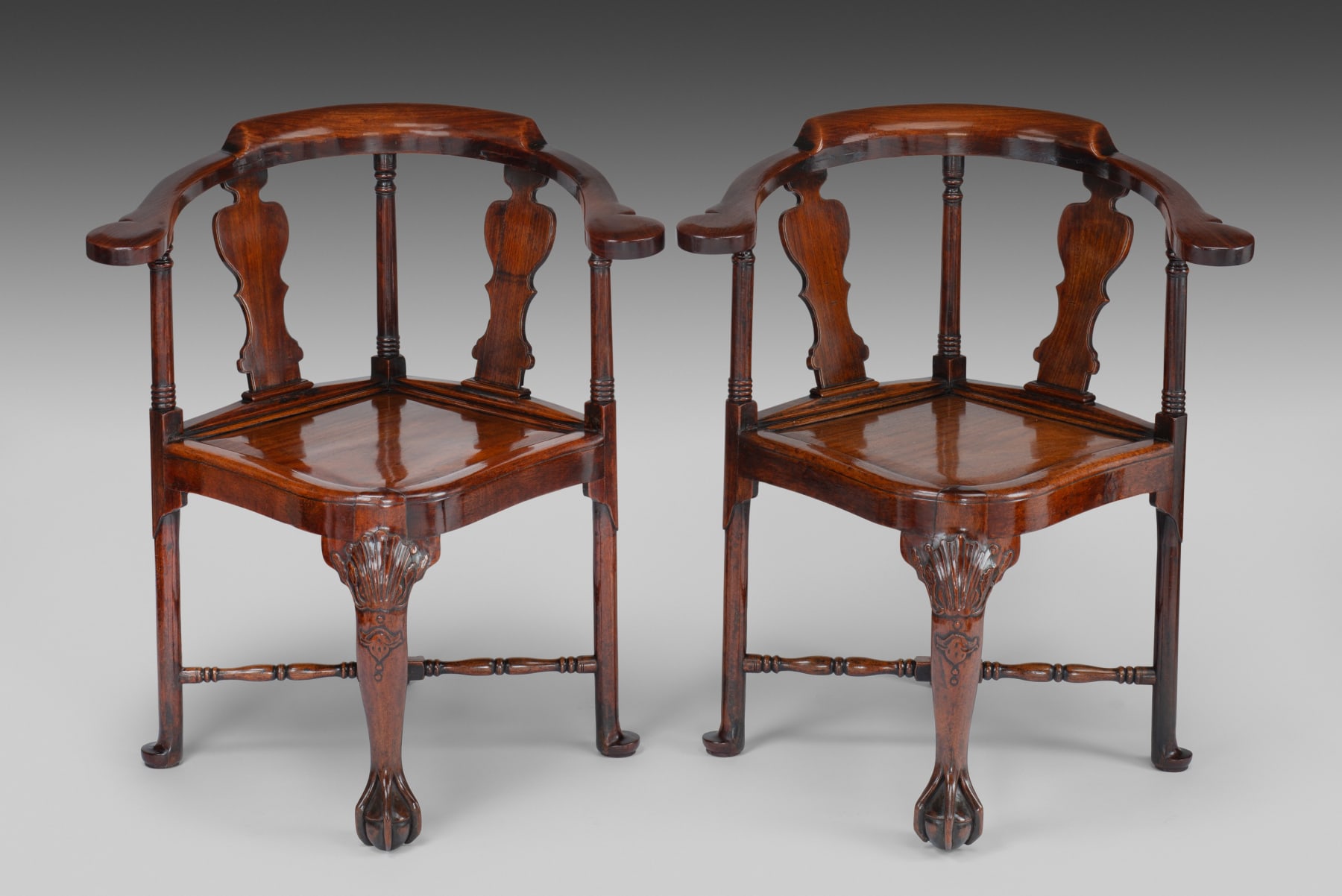 Chinese Export Red Lacquer Armchair