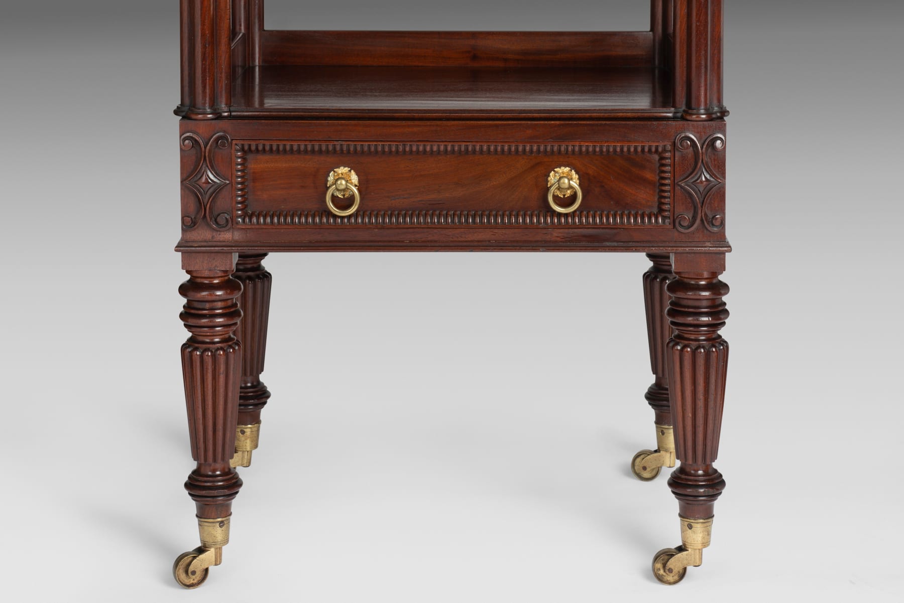 Coulborn Antiques George IV Gothic Mahogany Whatnot