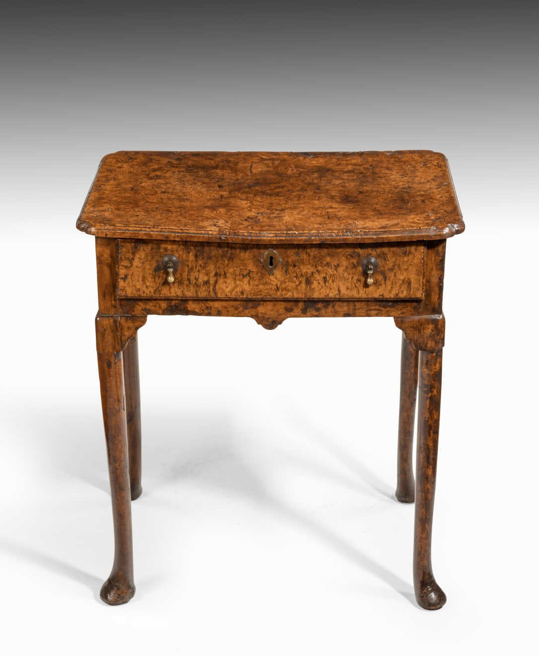 Coulborn antique George II Burr Elm Side Table