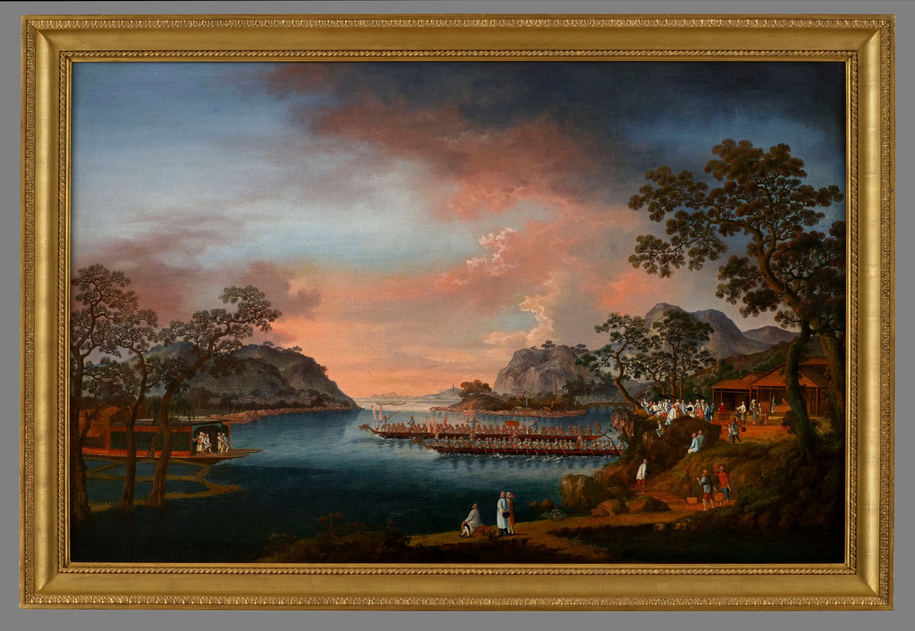 Coulborn Antiques The Four Seasons Fatqua Chinese Export Painting