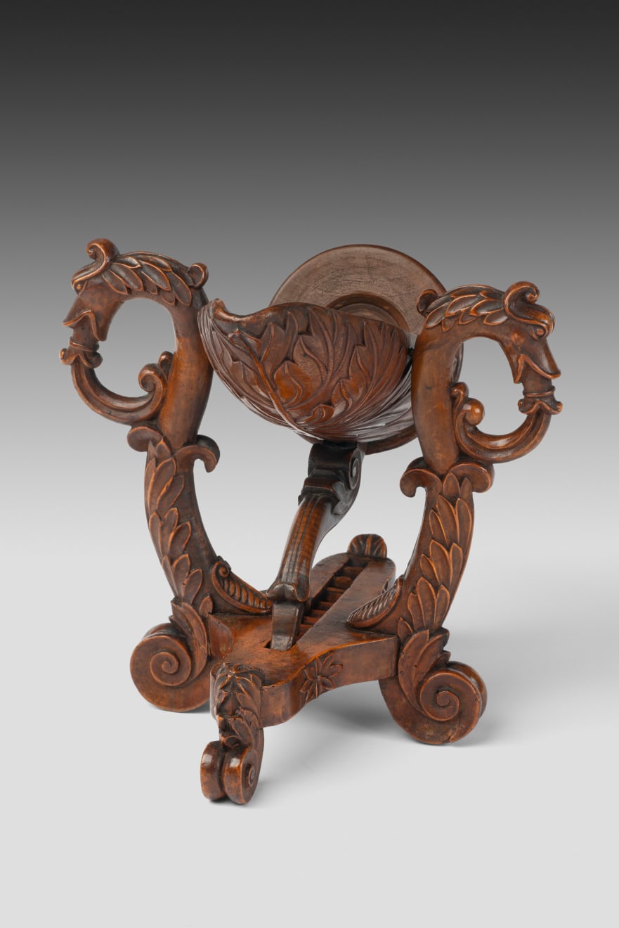 Scandinavian Birch Bottle Cradle and Pourer