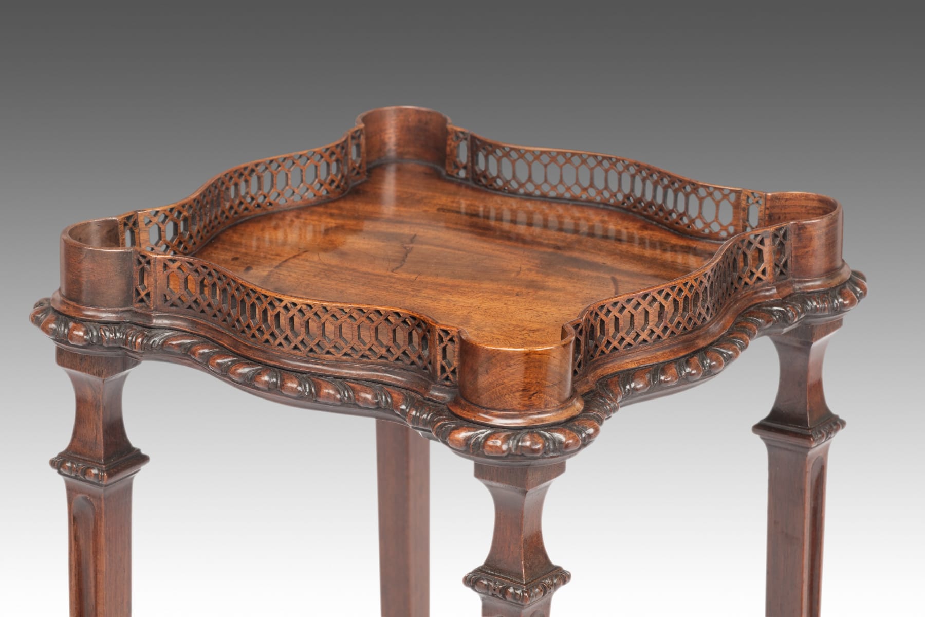George III Mahogany Urn Stand
