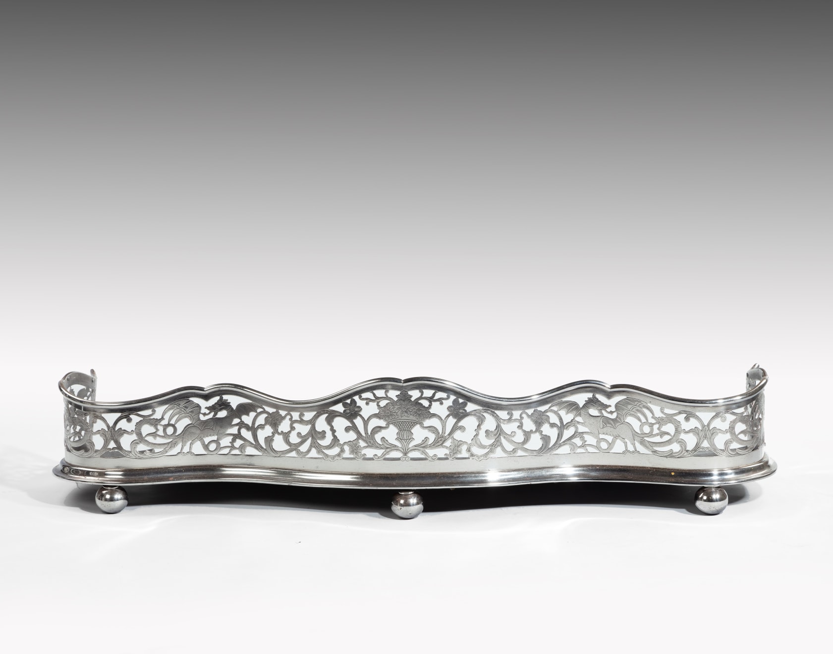 Coulborn antique George II Steel Serpentine Fender