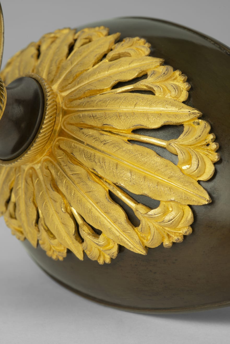 Coulborn antique Pair Regency Bronze Ormolu Cassolettes