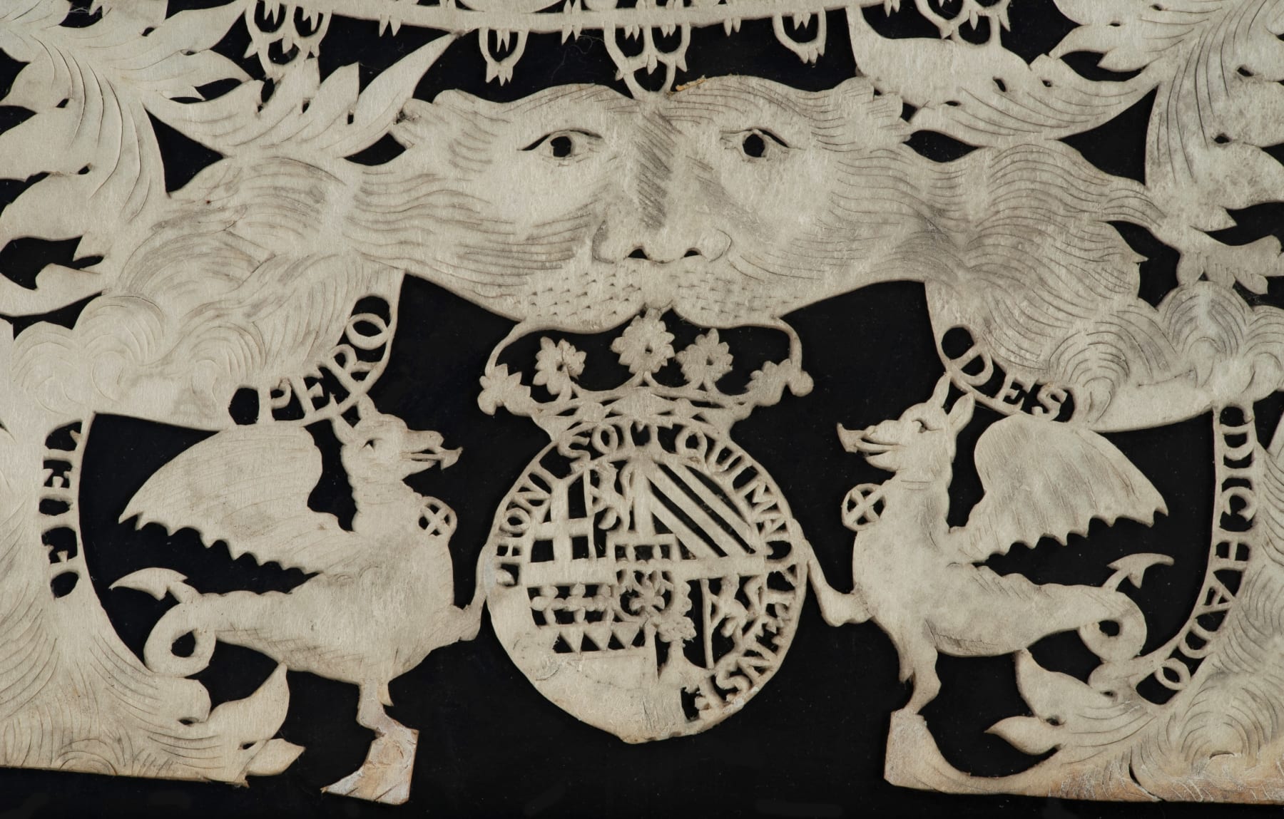 18th Century Cut Vellum Portrait of John Churchill, 1st Duke of Marlborough