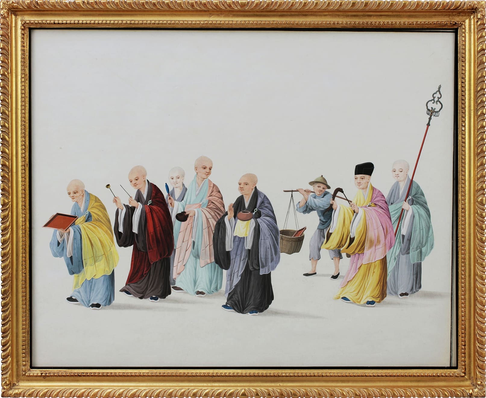 Rare Set of 20 Chinese Export Watercolours Representing The Customs and Trades of China