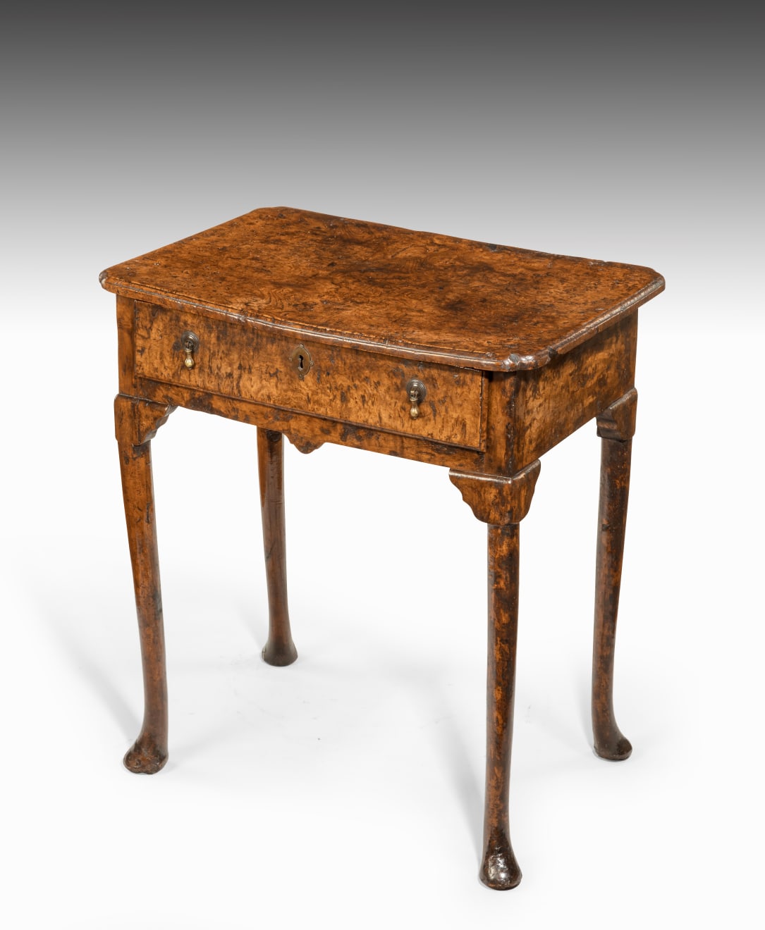Coulborn antique George II Burr Elm Side Table