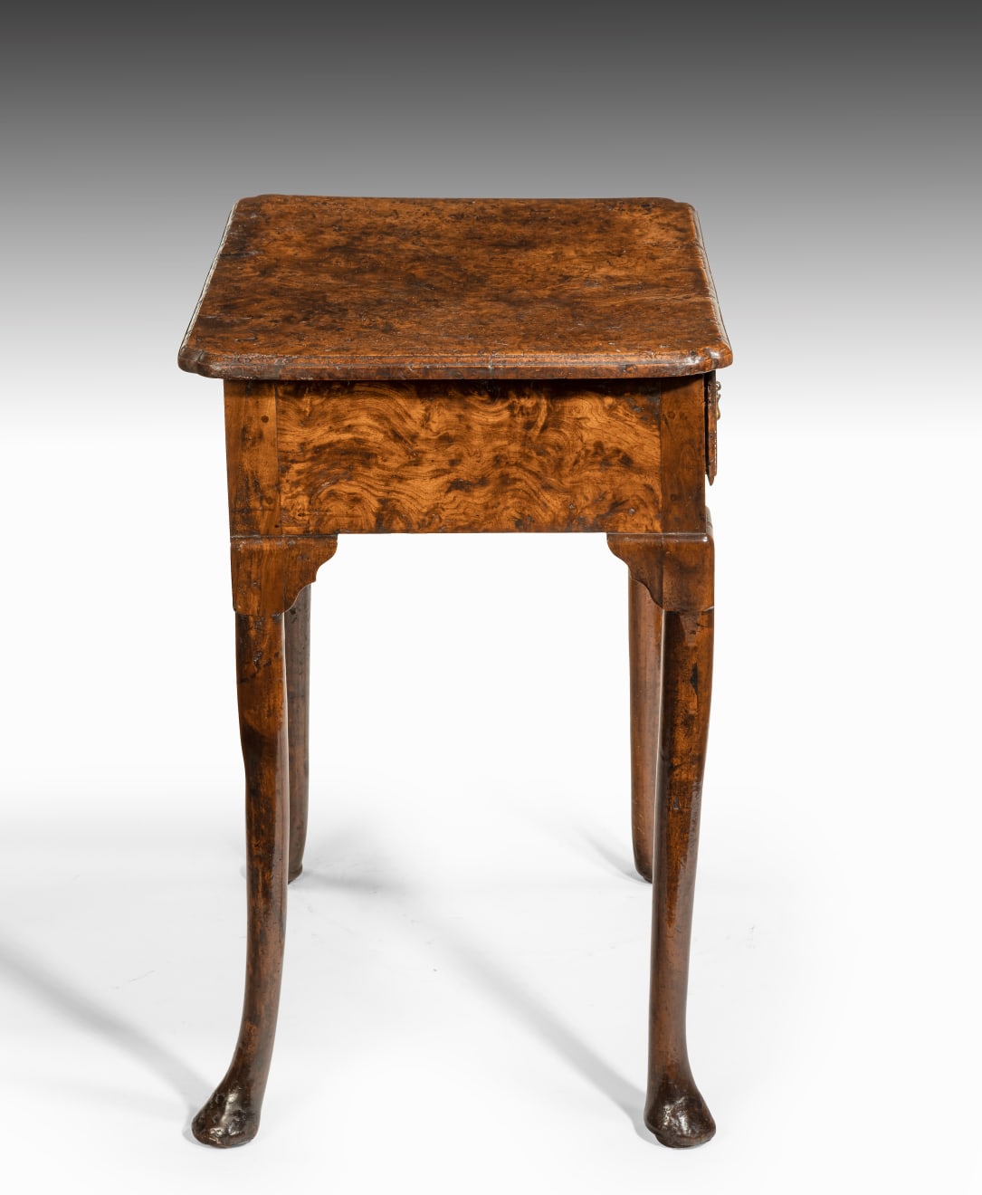Coulborn antique George II Burr Elm Side Table