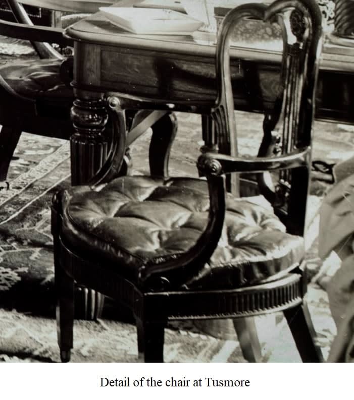 George III Carved Mahogany Armchair in the manner of John Linnell