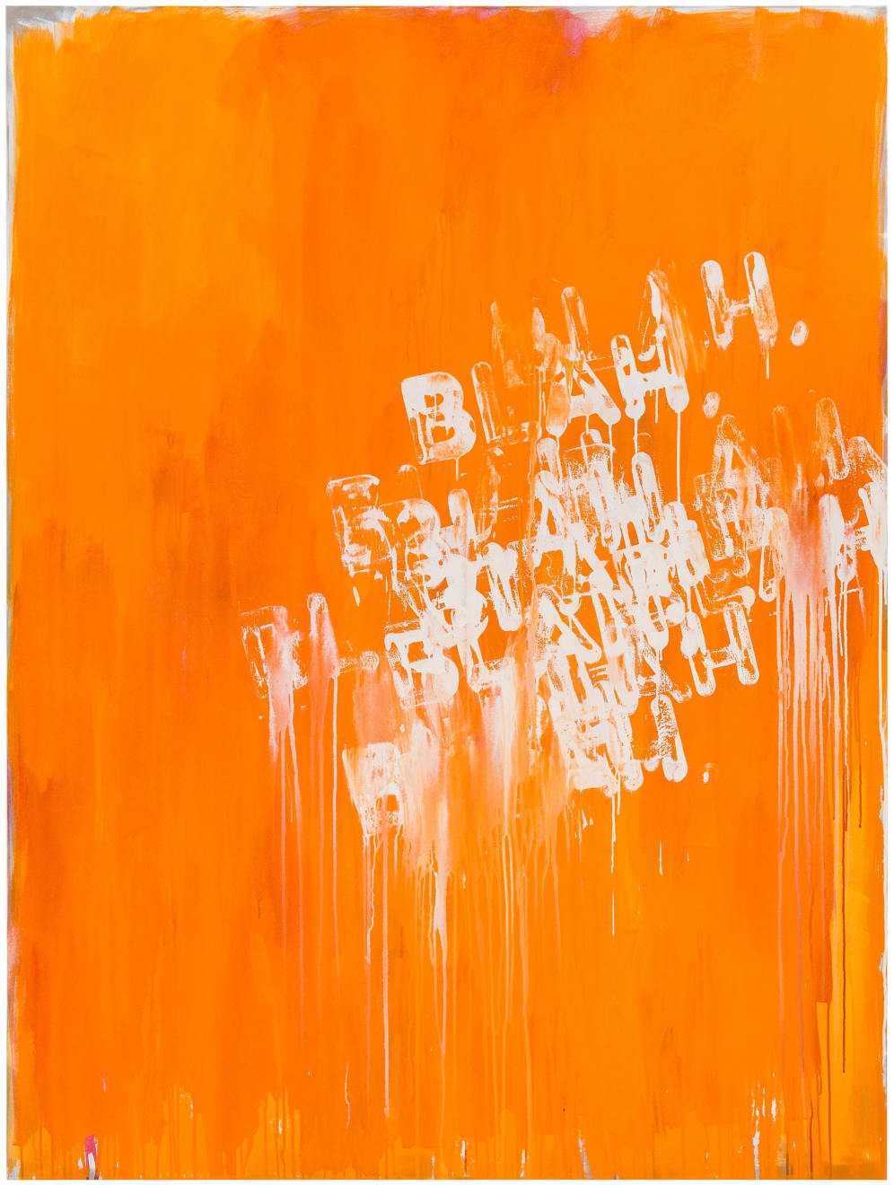 Mel Bochner Blah Blah Blah 2016 The Bonnier Gallery