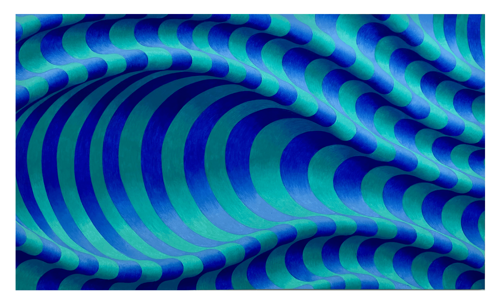 Yuli Geszti, Blue And Green II