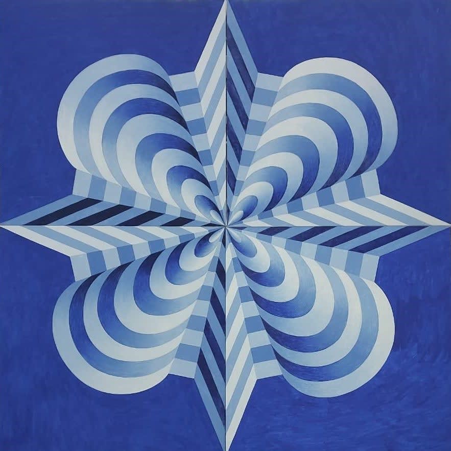 Yuli Geszti, Branco e Azul, 2024