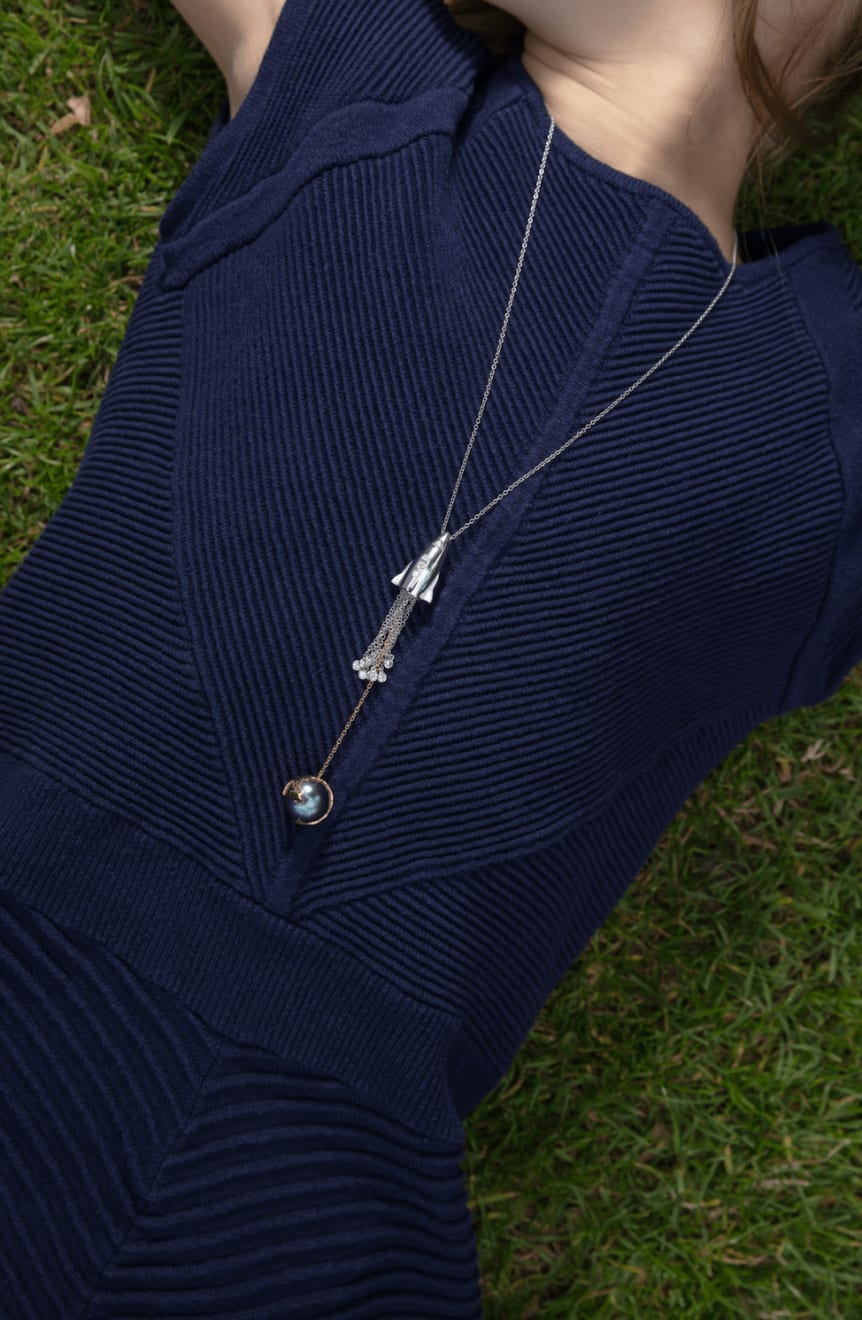 Maya, Cosmic: Rocket pendant