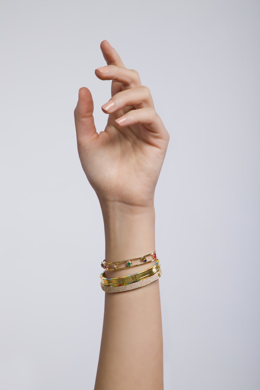 Aisha Baker, Me Yellow Gold Bracelet