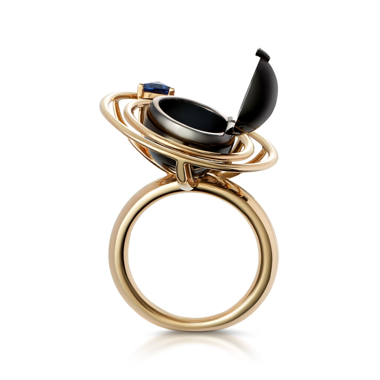 Maya, Cosmic: Saturn ring with sapphire