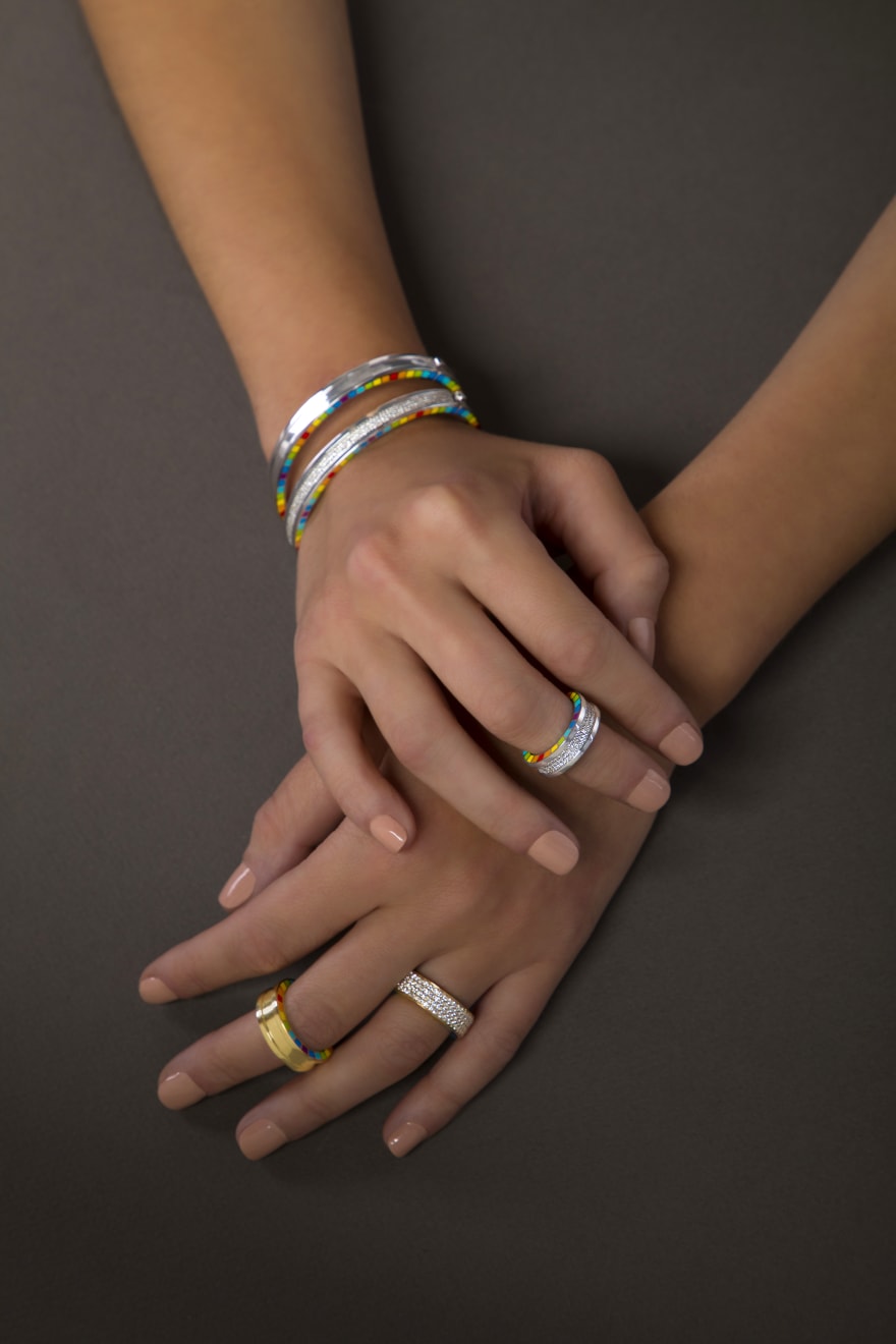 Aisha Baker, Me Diamond-Paved White Gold Ring