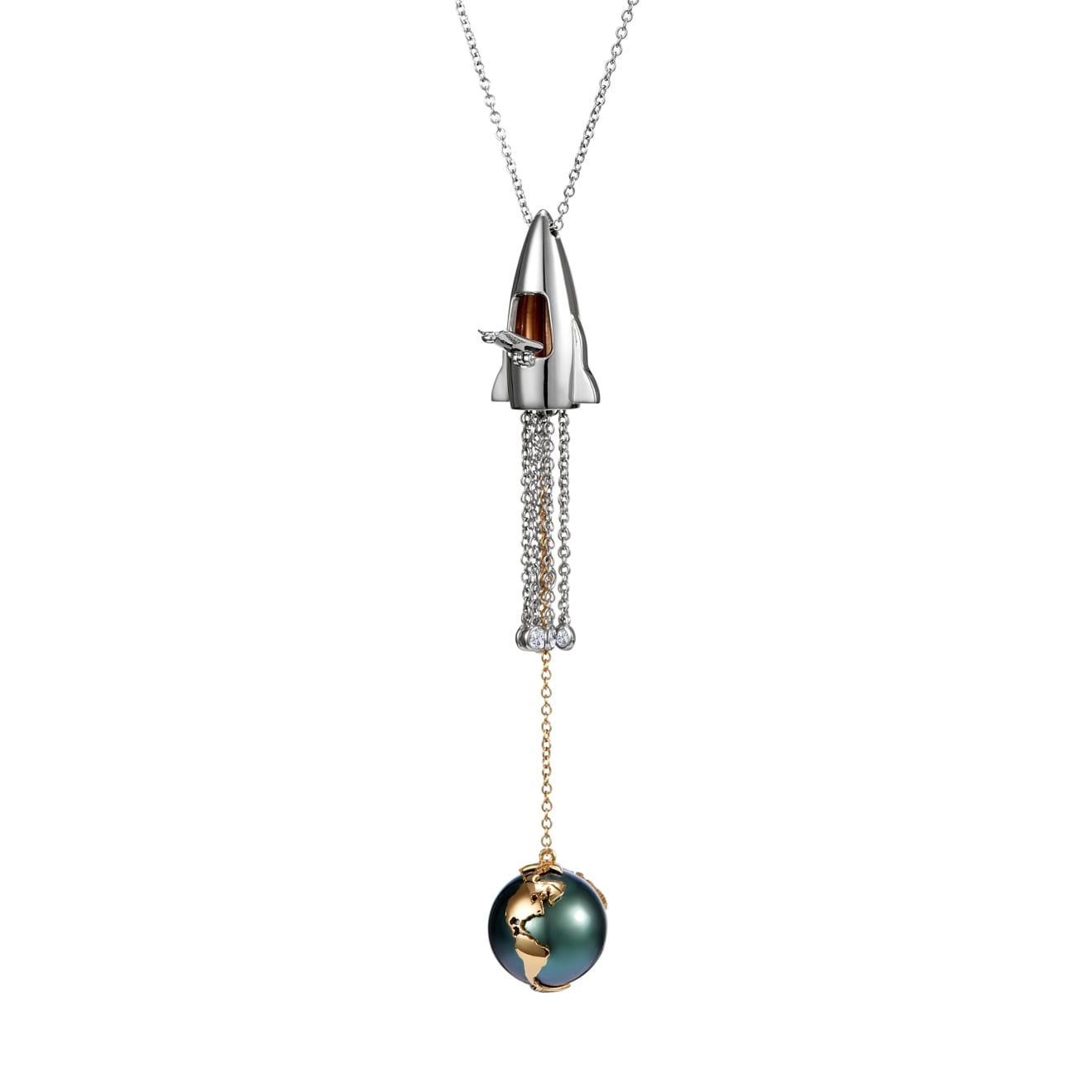Maya, Cosmic: Rocket pendant