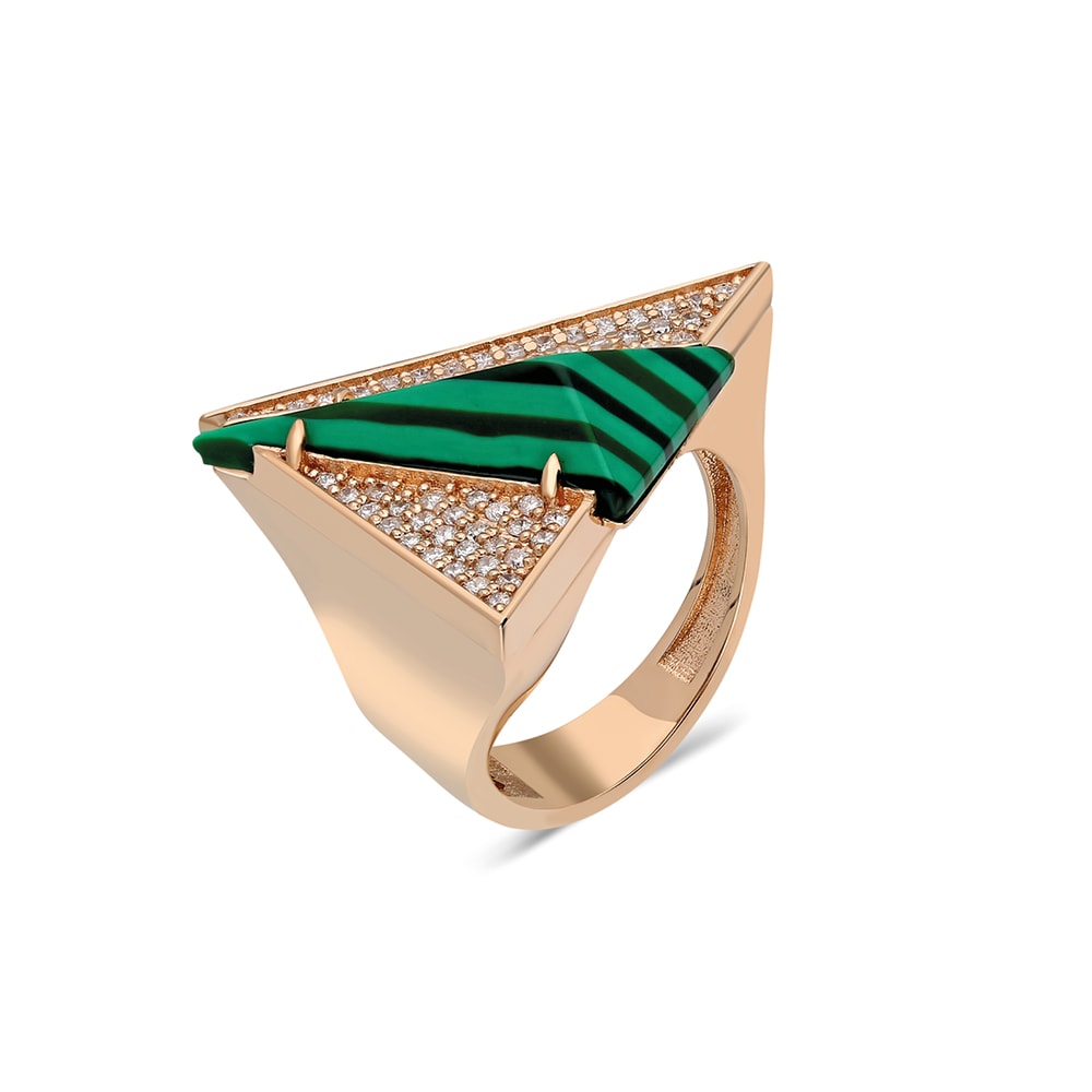 Terzihan, Neutra: Aztec Ring w/ Malachite