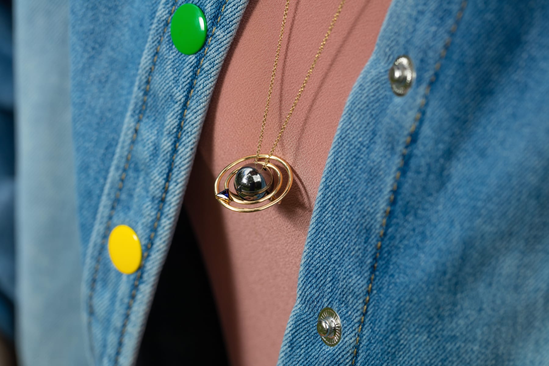 Maya, Cosmic: Saturn pendant