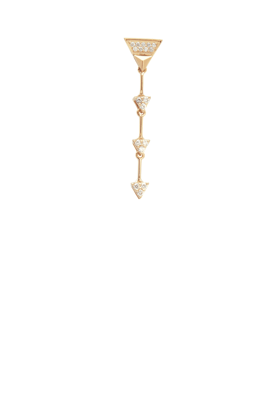 Alessa Jewelry, FRAGMENT 35MM EARRINGS