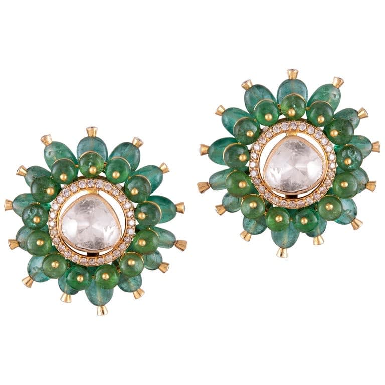 Vishal Jewels, Eternal Flower Earrings
