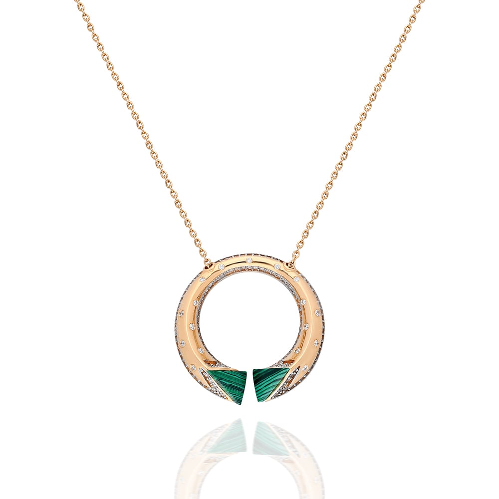 Terzihan, Neutra: Balance Pendant w/Malachite