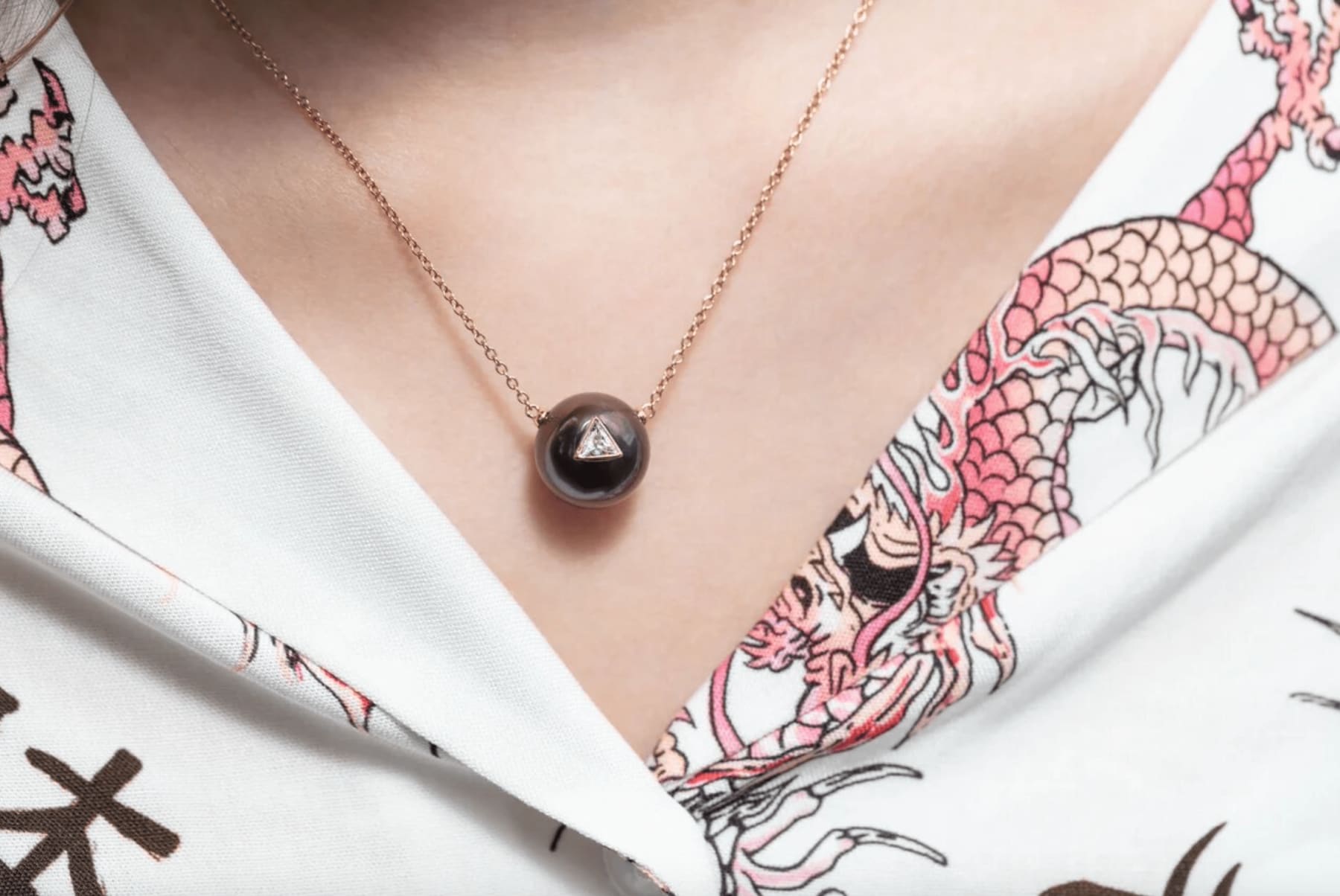 Maya, Cosmic: Maia star rose gold pendant