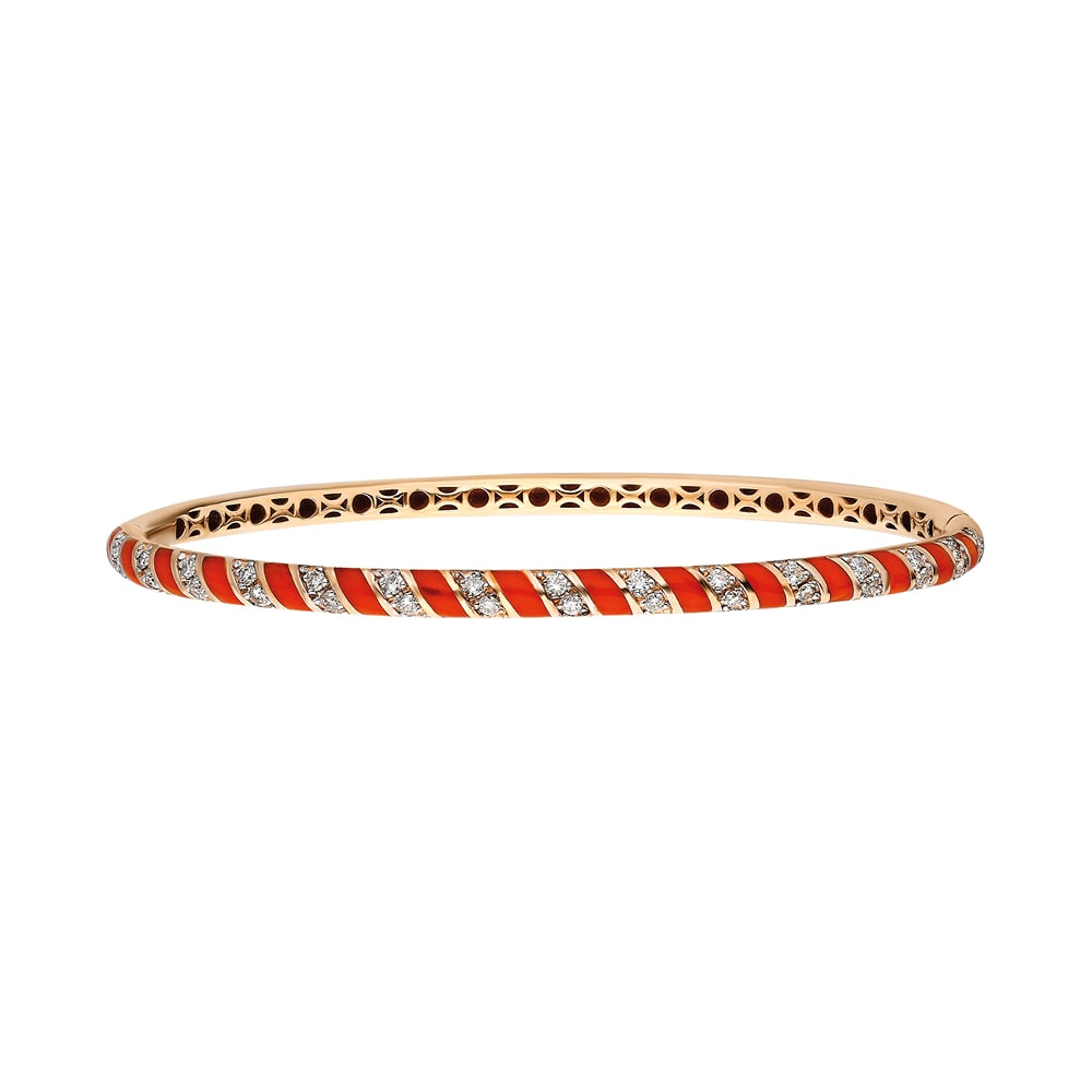 Terzihan, Fizzy: Tornado Bracelet w/Red MOP Enamel