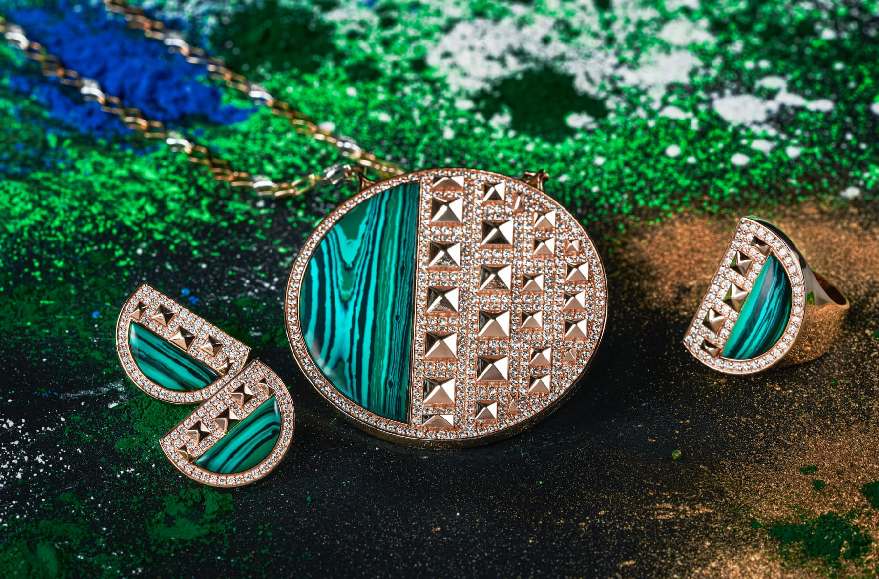 Terzihan, Neutra: Cairo Ring w/Malachite
