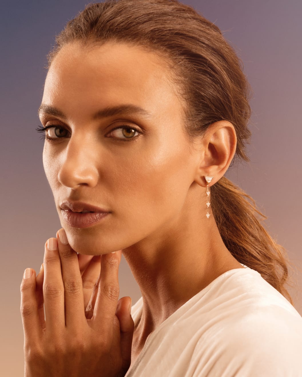 Alessa Jewelry, FRAGMENT 35MM EARRINGS