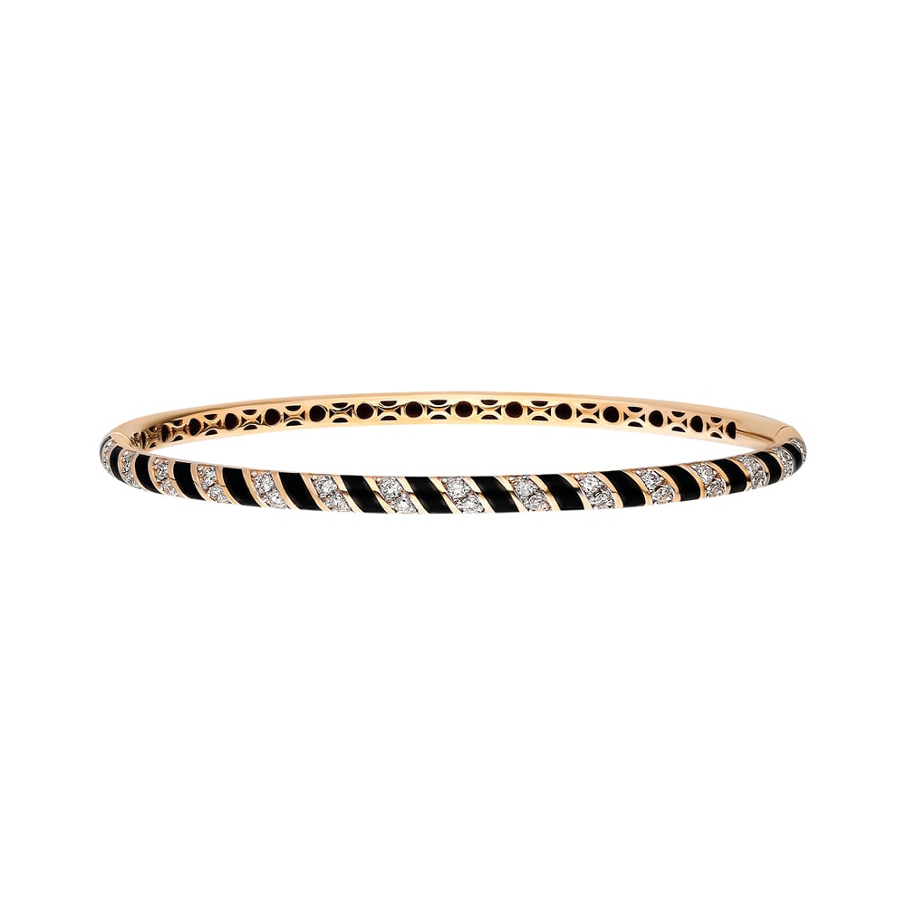 Terzihan, Fizzy: Tornado Bracelet w/Black MOP Enamel