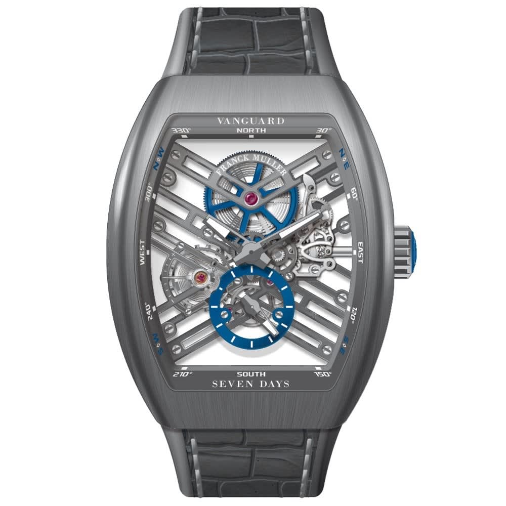 Franck Muller, V45 VANGUARD SKELETON TITANIUM