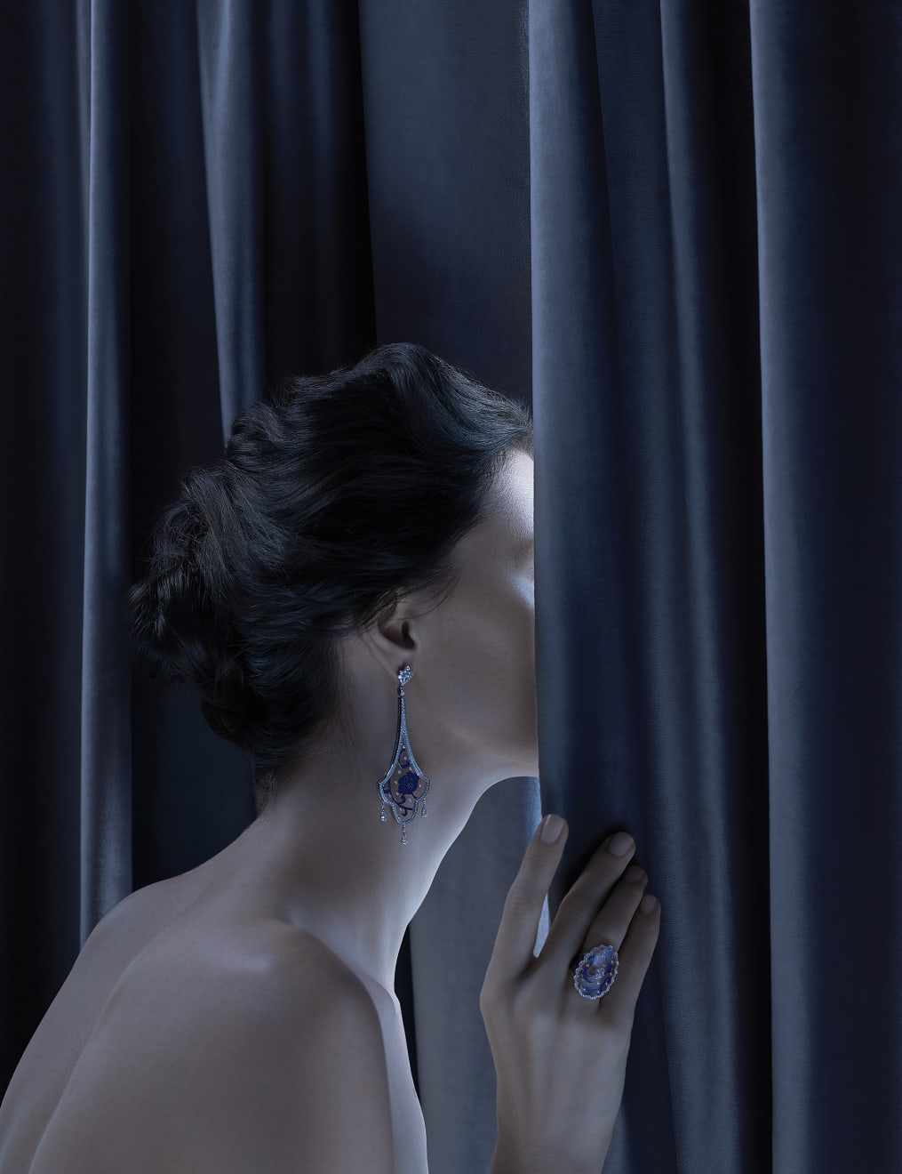 Aisha Baker, Frozen in Time - Peony Symphony Earrings