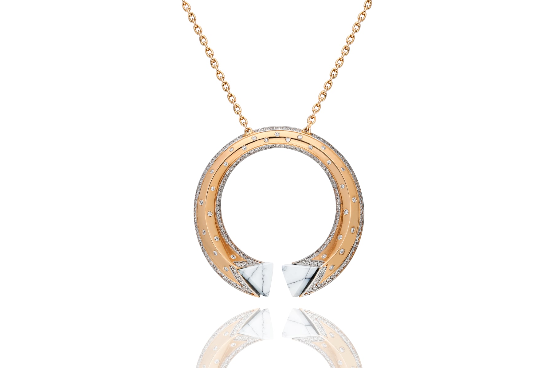 Terzihan, Neutra: Balance Pendant w/ White Agate
