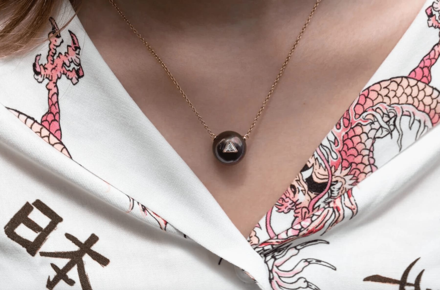 Maya, Cosmic: Maia star rose gold pendant