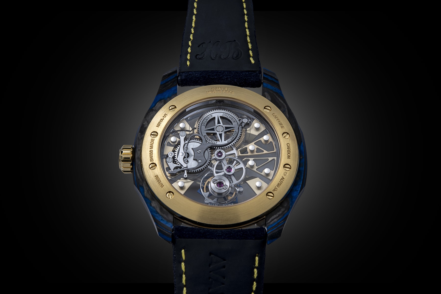 Avantist, La Majesté Tourbillon - Special blue carbon unique piece