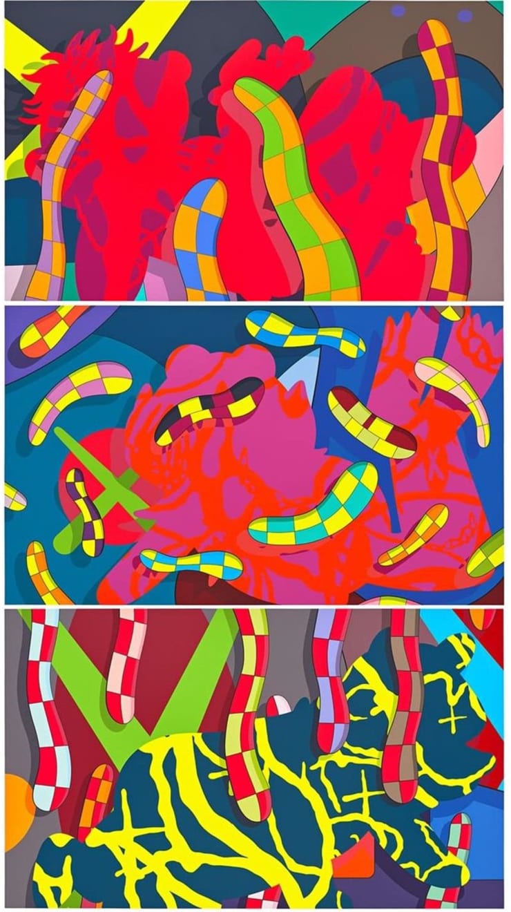 Kaws, Lost Time, Alone Again, Far Far Down, 2018