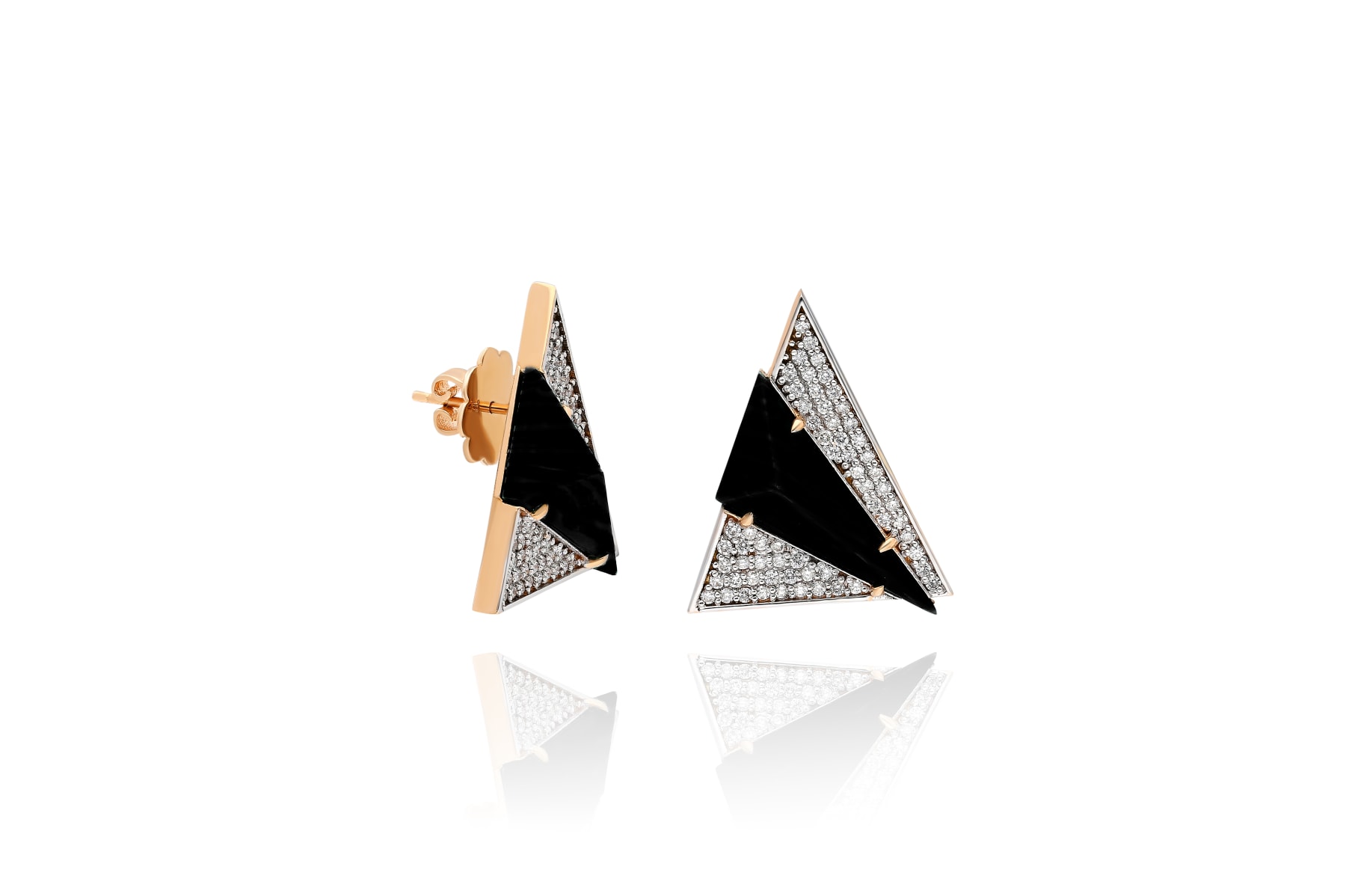 Terzihan, Neutra: Aztec Earring w/Black Onyx