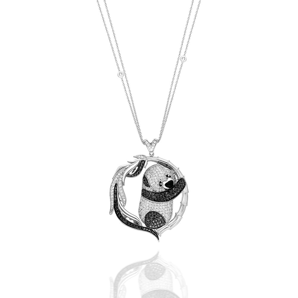 Terzihan, Kameleona: The Panda Medallion w/Black&White Diamonds Limited Edition