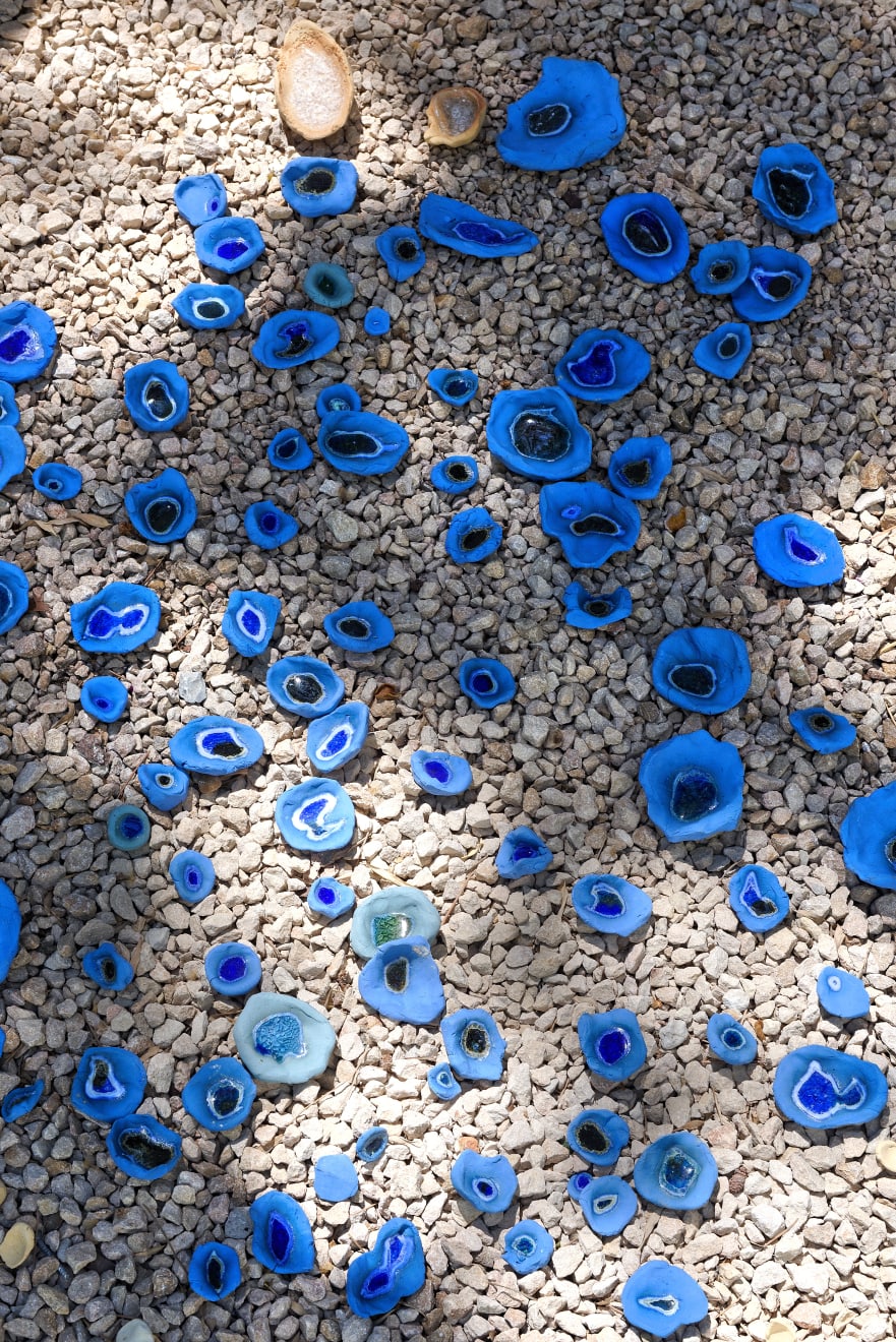 Kate Newby, Wild was the night, 2019